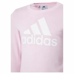 adidas Girls Essentials Big Logo Sweatshirt Clear Pink / White Rosa Discount