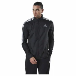 Marathon Jacket 3 Stripe Men Black / White*adidas Outlet
