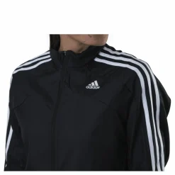 Marathon Jacket 3 Stripe Women Black*adidas