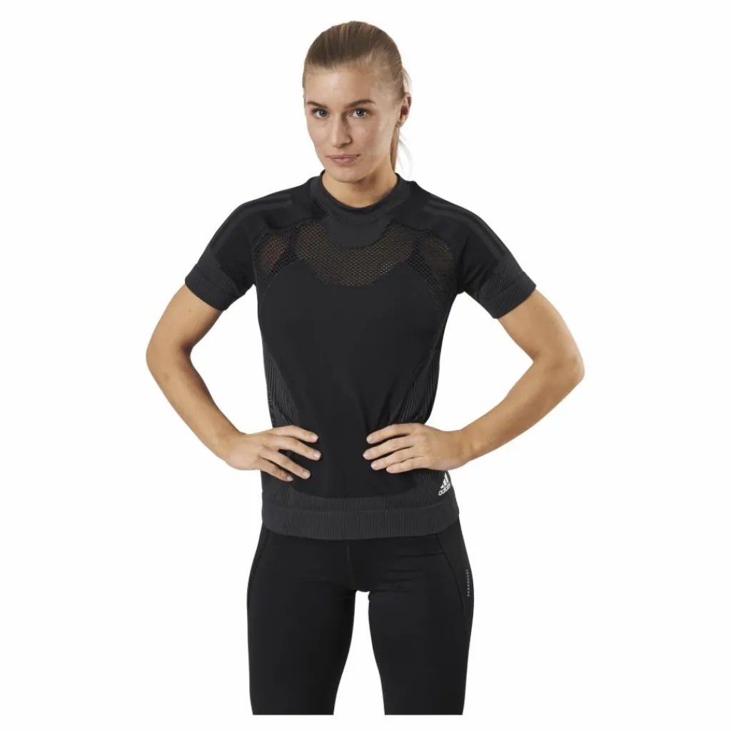 Primeknit Tee W Black / Dgh Solid Grey*adidas Best