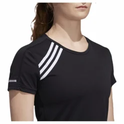 Run 3 Stripes Tee Women Black*adidas Discount
