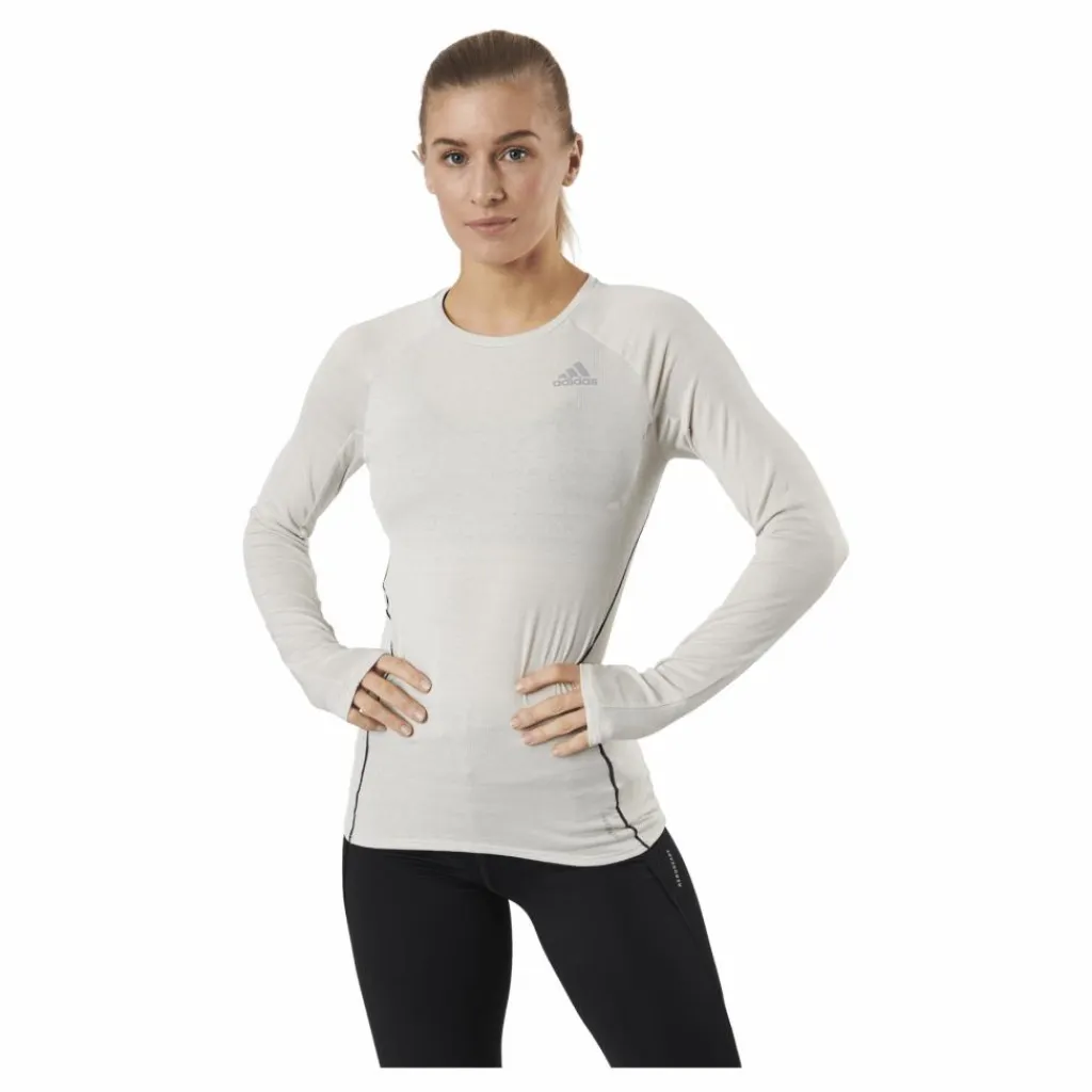 Runner Long Sleeve Tee Women Alumina*adidas Best