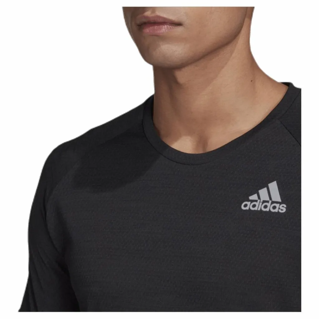 adidas Runner Tee Men Black Svart Outlet
