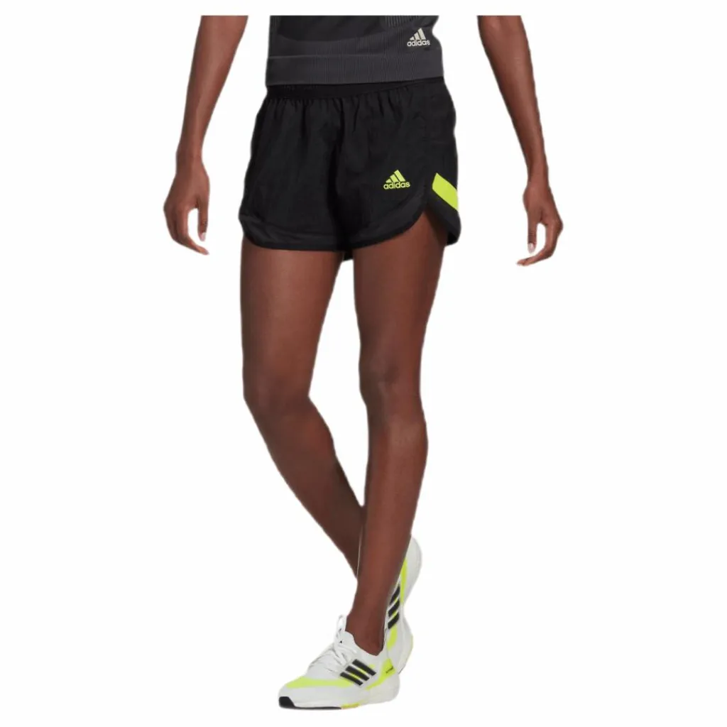 Ultra Short W Black / Solar Yellow*adidas Clearance