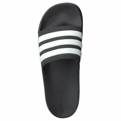 adidas Adilette Cloudfoam Slides Core Black / Cloud White / Core Black Grå Outlet