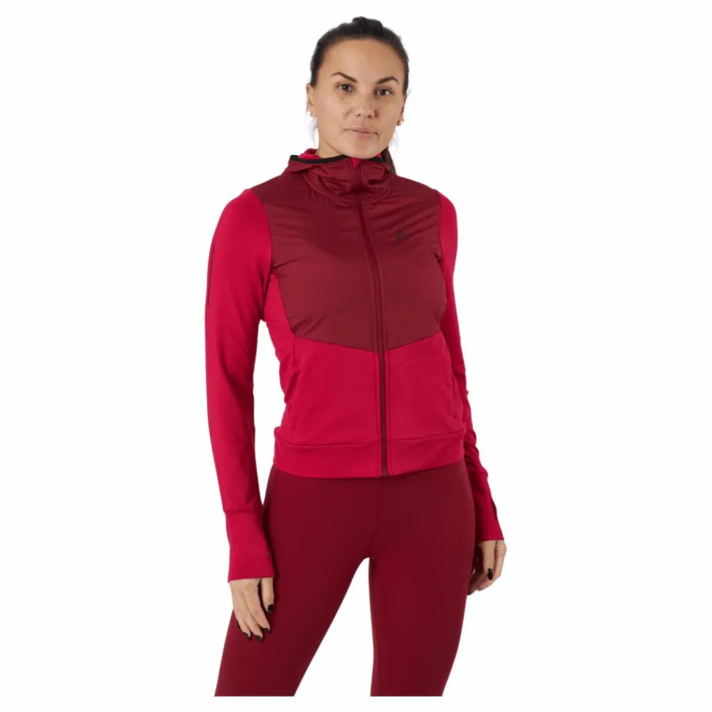 Craft Adv Charge Jersey Hood Jacket Rhubarb-machine Röd Outlet