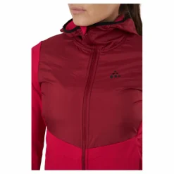 Craft Adv Charge Jersey Hood Jacket Rhubarb-machine Röd Outlet