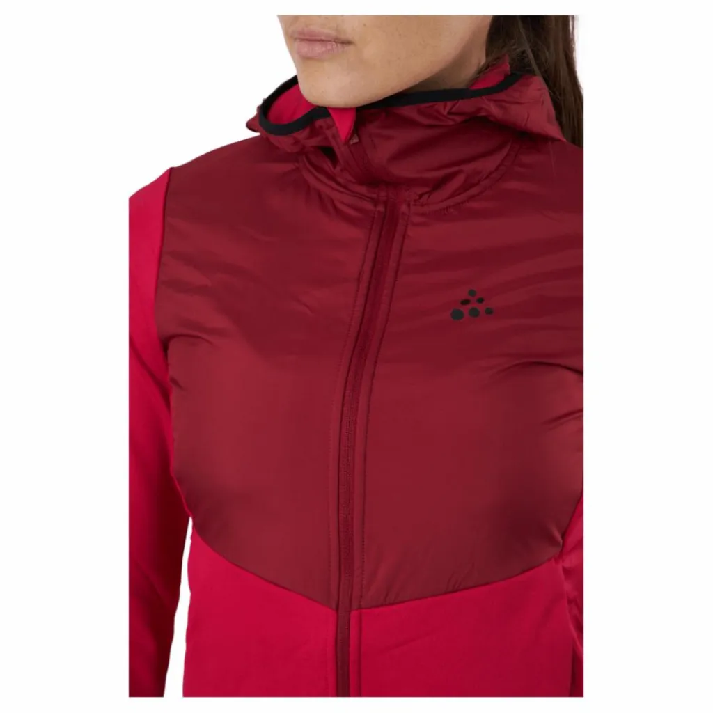 Craft Adv Charge Jersey Hood Jacket Rhubarb-machine Röd Outlet