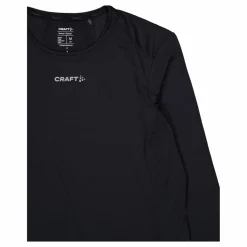 Craft Adv Essence Ls Tee 2 W Black Svart Best