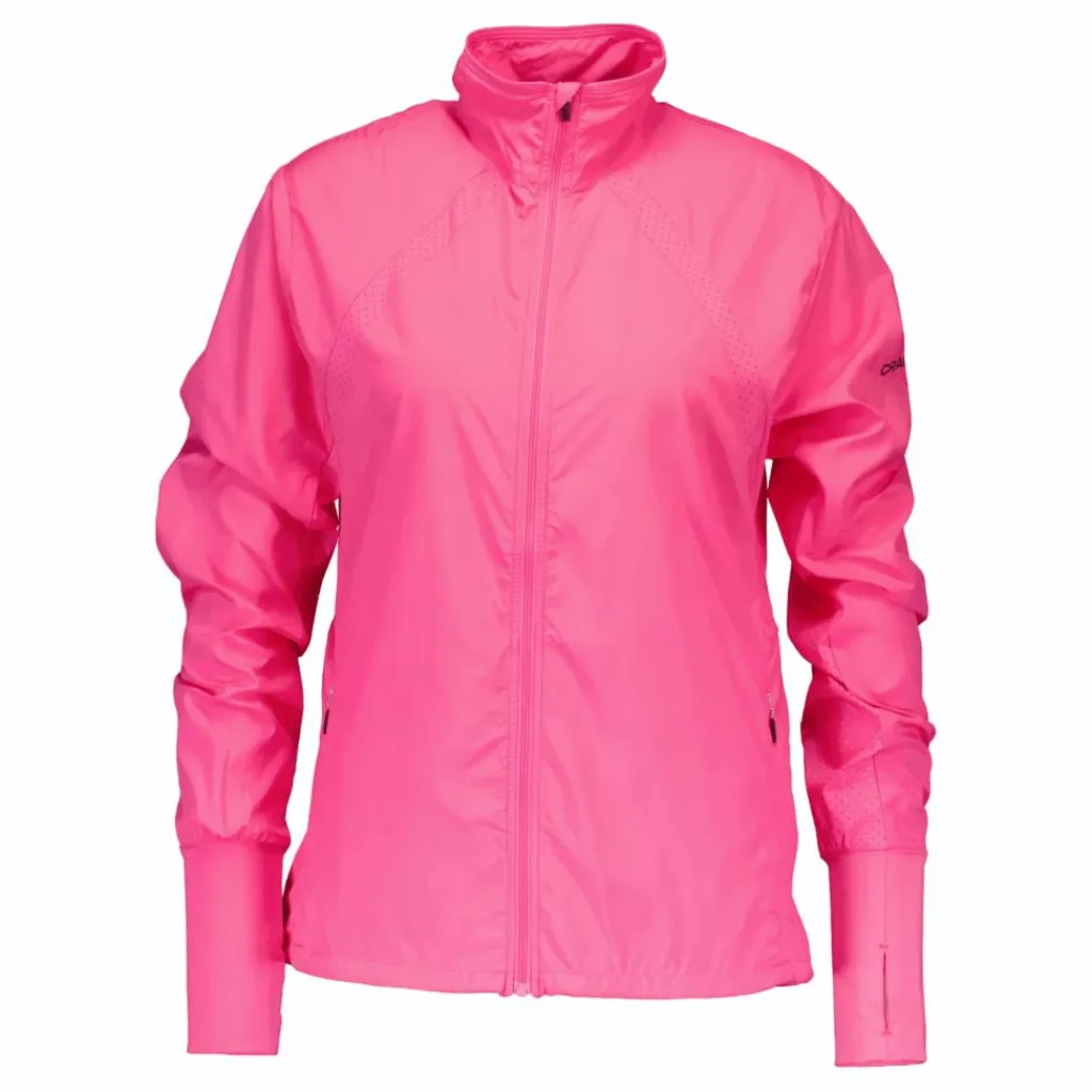 Craft Adv Essence Wind Jacket W Fuchsia Rosa Hot