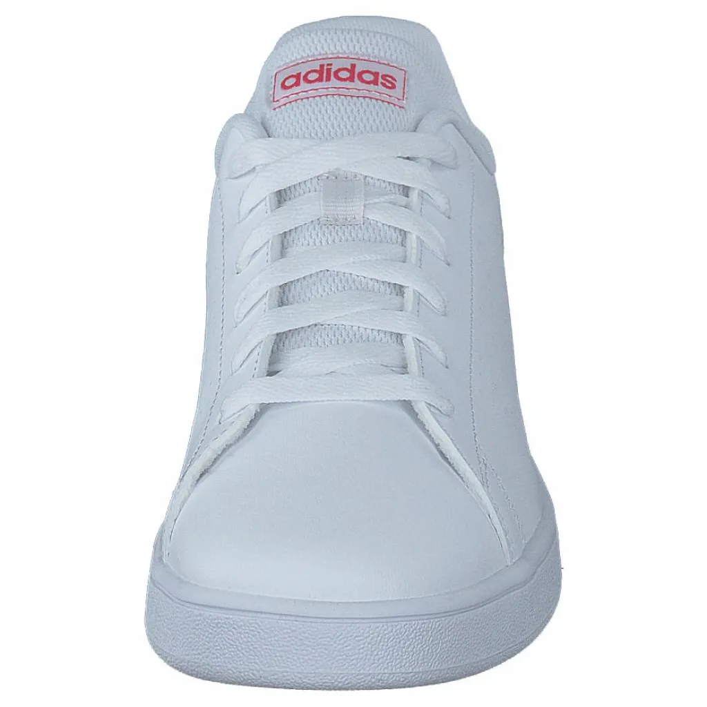 adidas Advantage Shoes Cloud White / Real Pink / Cloud White Vit och Rosa Discount