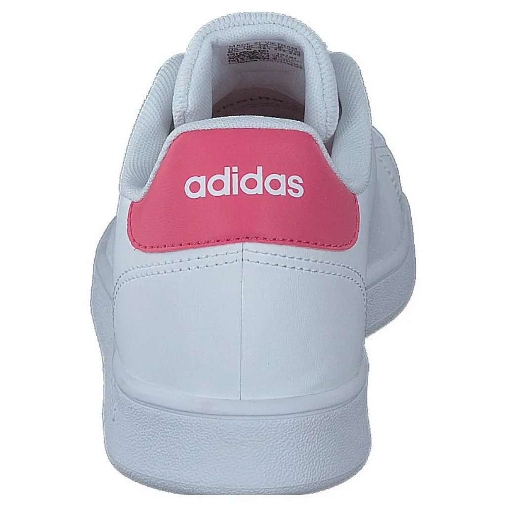 adidas Advantage Shoes Cloud White / Real Pink / Cloud White Vit och Rosa Discount