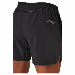 2XU Aero 5 Inch Shorts Black/silver Reflective Svart Hot
