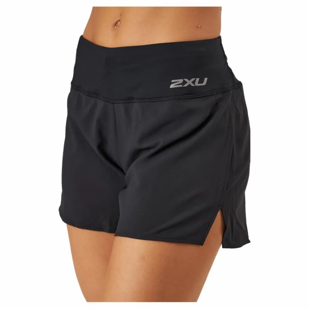 2XU Aero 5 Inch Shorts Black/silver Reflective Svart Outlet