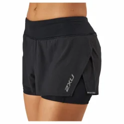 Aero 2-in-1 4 Inch Shorts Black/silver Reflective*2XU New