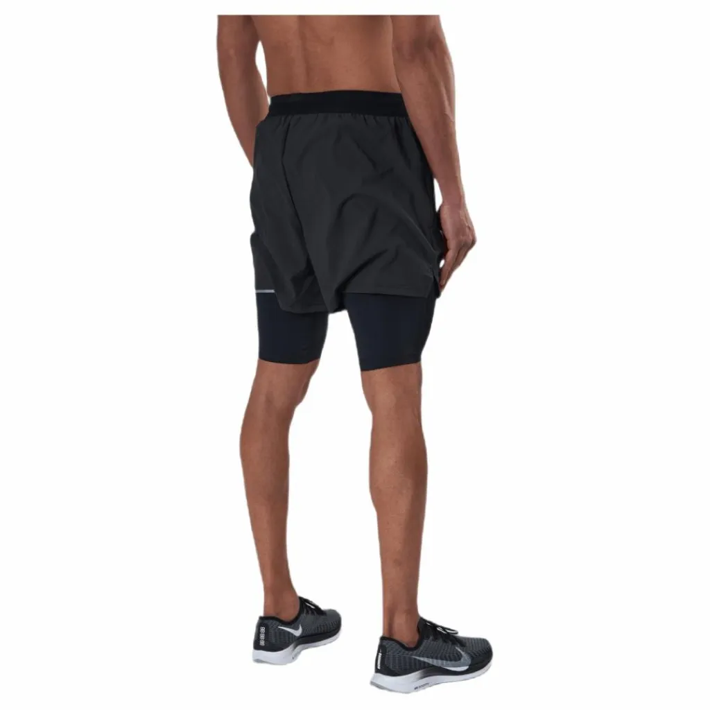 2XU Aero 2-In-1 5" Shorts Black/Silver Svart och Silver Sale