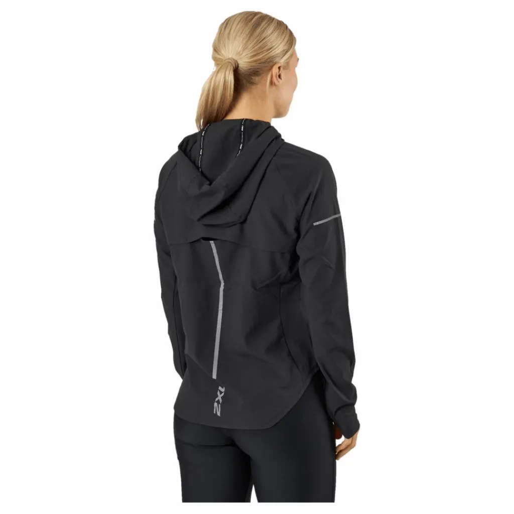 2XU Aero Jacket Black/silver Reflective Svart Sale
