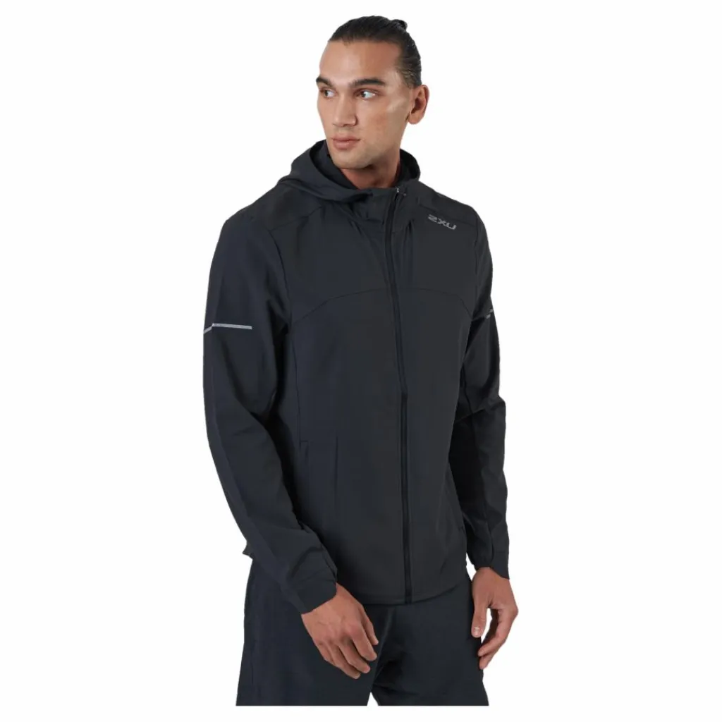 2XU Aero Jacket Black/silver Reflective Svart Online