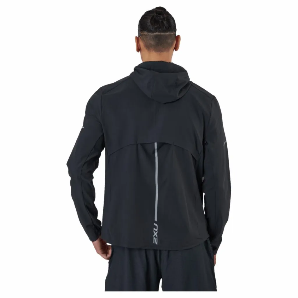 2XU Aero Jacket Black/silver Reflective Svart Online