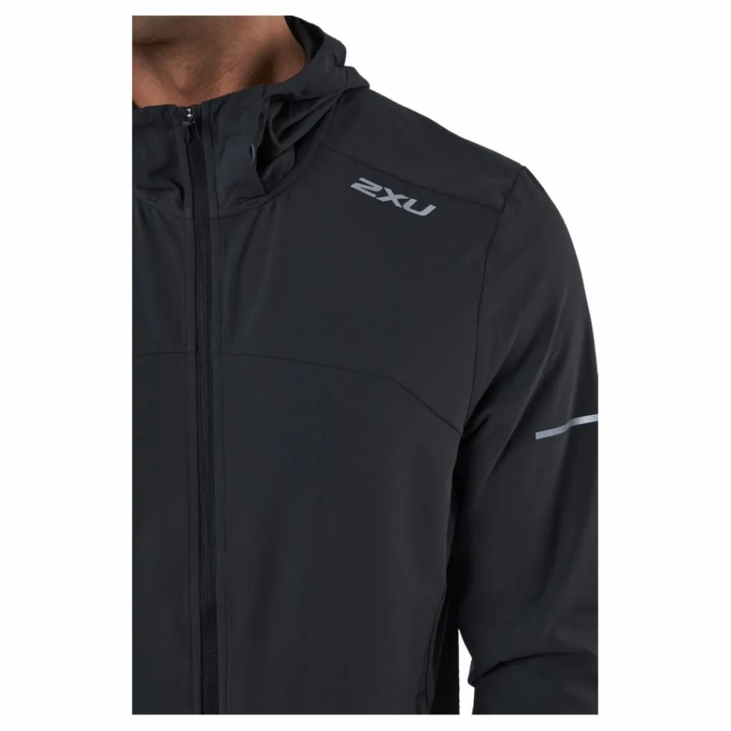 2XU Aero Jacket Black/silver Reflective Svart Online