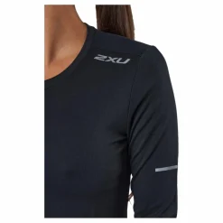 2XU Aero L/s Black/silver Reflective Svart Hot