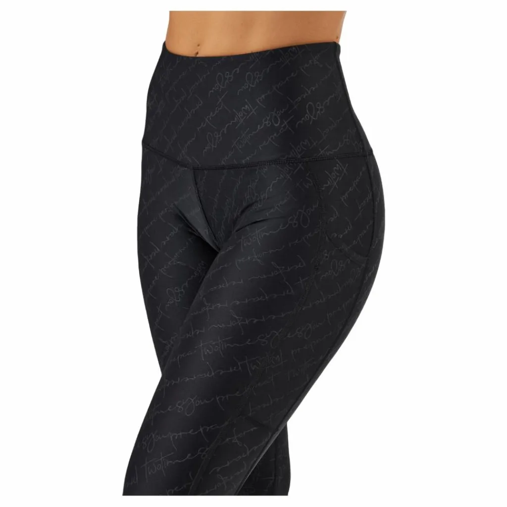 2XU Aero Reflect Hi-rise Comptigh Tty Script/black Reflective Svart Outlet