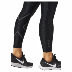 2XU Aero Reflect Hi-rise Comptigh Tty Script/black Reflective Svart Outlet