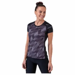 Aero Tee Black/Grey*Mizuno New