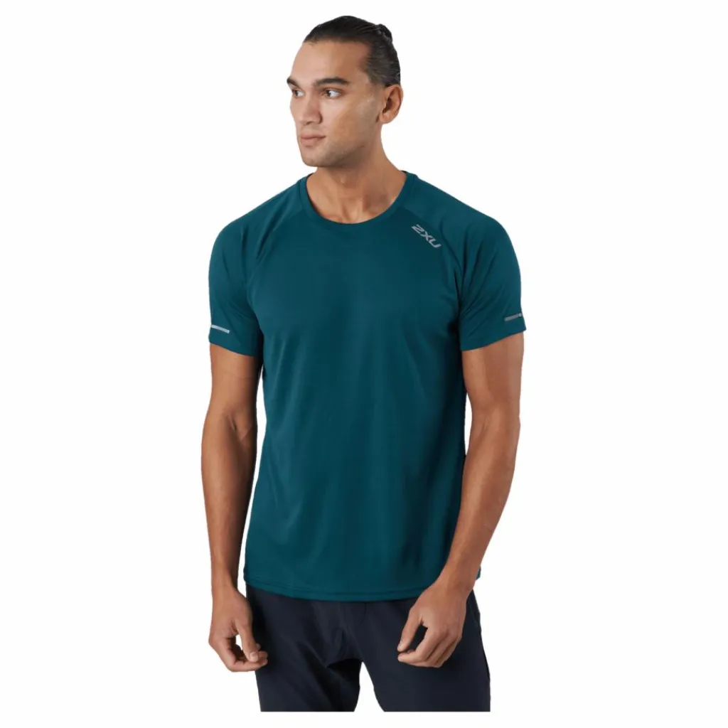Aero Tee Deep Jade/silver Reflective*2XU