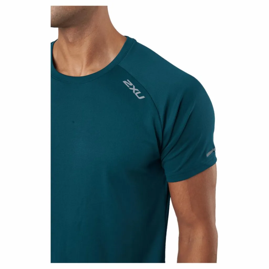 Aero Tee Deep Jade/silver Reflective*2XU