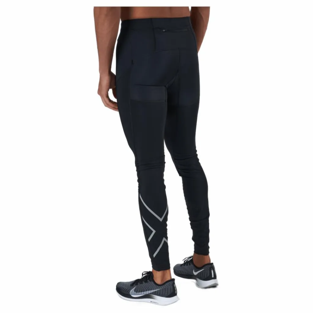 2XU Aero Vent Compression Tights Black/silver Reflective Svart