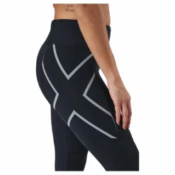 2XU Aero Vent Mid-rise Compressio Black/silver Reflective Svart Sale