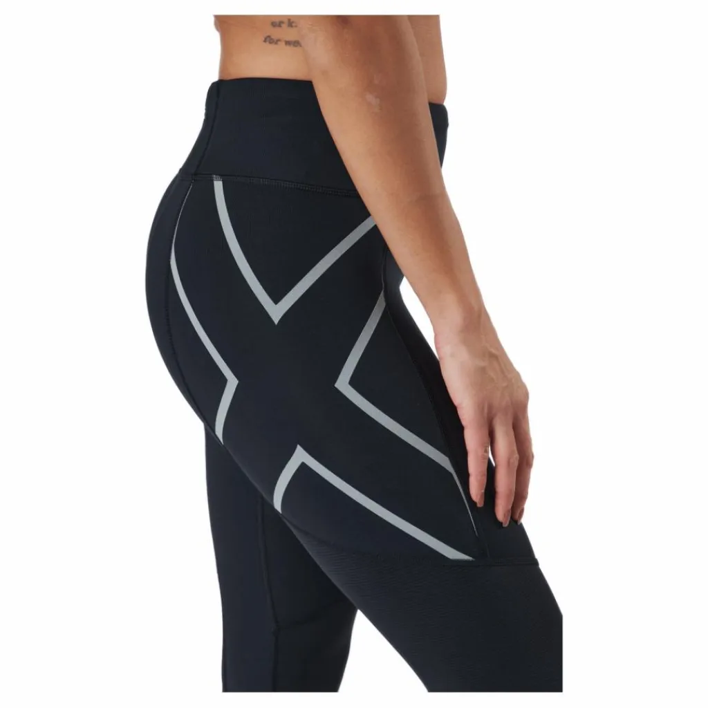 2XU Aero Vent Mid-rise Compressio Black/silver Reflective Svart Sale