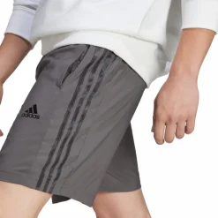 adidas AEROREADY Essentials Chelsea 3-Stripes Shorts Grey Five / Black Grå Best