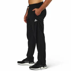 AEROREADY Essentials Stanford Open Hem Embroidered Small Logo Tracksuit Bottoms Black*adidas Best