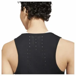 Nike AeroSwift Running Singlet White/Black Svart Online