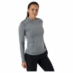 Agnes Ls Mock Neck Granite*Daily Sports Discount