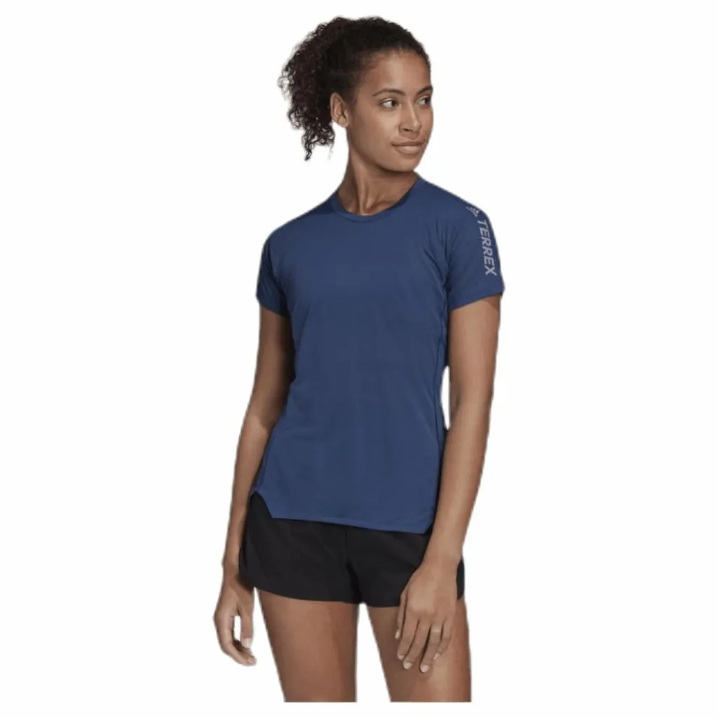 adidas Agravic All Tee Blue Blå Best