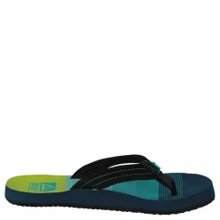 Reef Ahi Aqua/Green Turkos och Blå Outlet