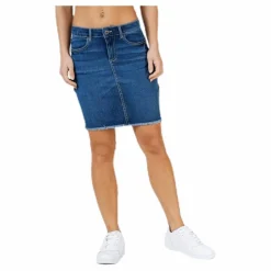 Aia Mw Dnm Skirt Blue*Pieces Hot