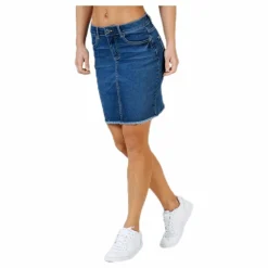 Aia Mw Dnm Skirt Blue*Pieces Hot
