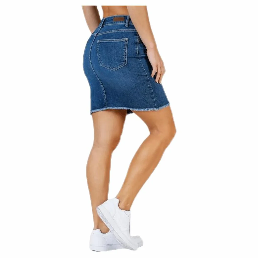 Aia Mw Dnm Skirt Blue*Pieces Hot