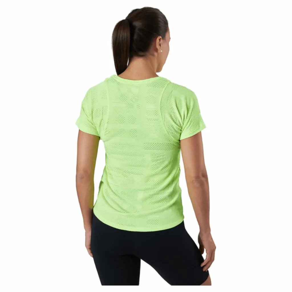 Nike Air Dri-fit Women's Short-slee Volt/reflective Silv Grön Online