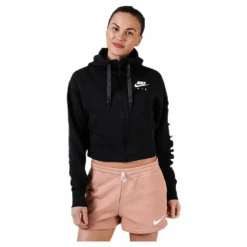 Air FZ Fleece Hoodie White/Black*Nike New