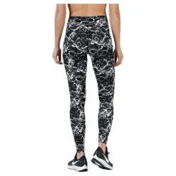 Endurance Alec Printed Tights White/Black Vit och Svart Outlet