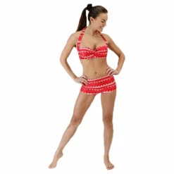 Wyte Alessandra Halterneck Red Röd Clearance