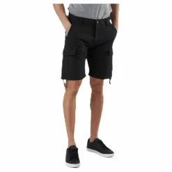 Jack & Jones Alfa Cargo Shorts Black Svart Discount