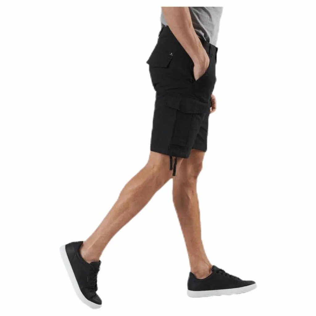 Jack & Jones Alfa Cargo Shorts Black Svart Discount