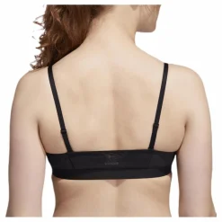 adidas All Me 3 Stripe Bra Black / White Svart Best