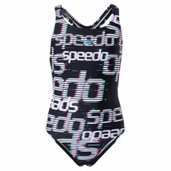 Speedo Allover Medalist White/Black Vit och Svart